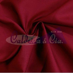 Tecido Tricoline Silky Lisa cor - 2795 (Vinho)